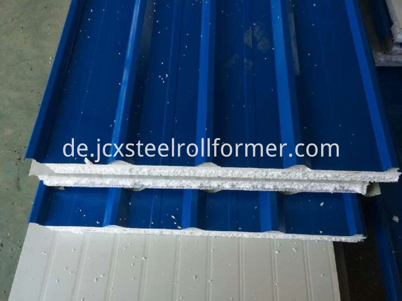 EPS und Meneral Wool Sandwich Panel Produktionslinie